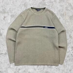 2000's HotSand Minimalistic Striped Heavyweight Sweater